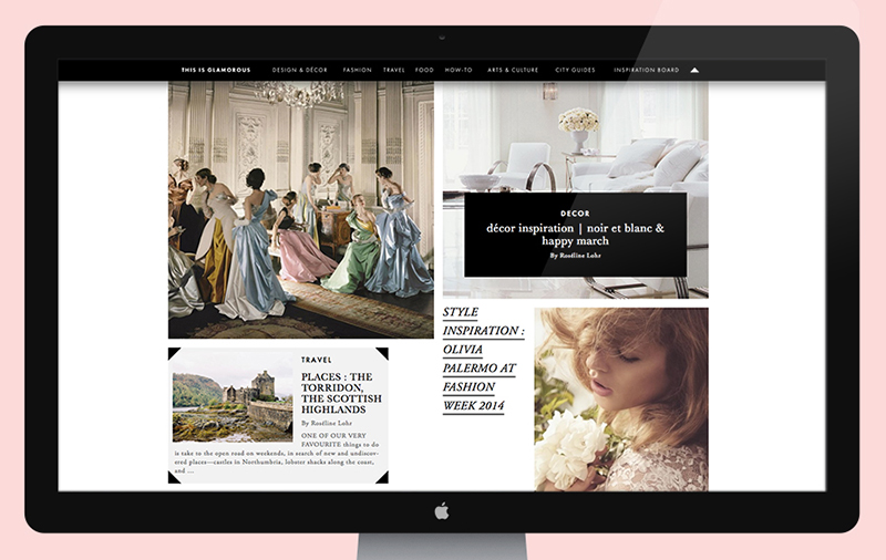 This Is Glamorous Website Redesign