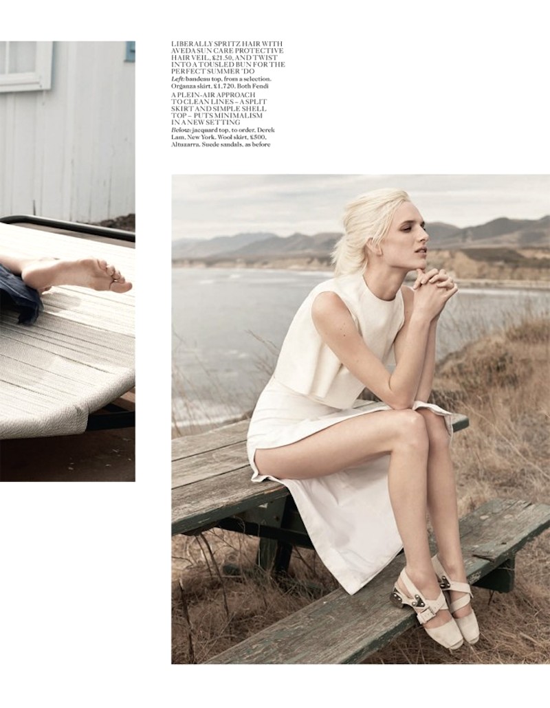 Fashion Editorial : Ashleigh Good & Andreea Diaconu for Vogue UK June 2014