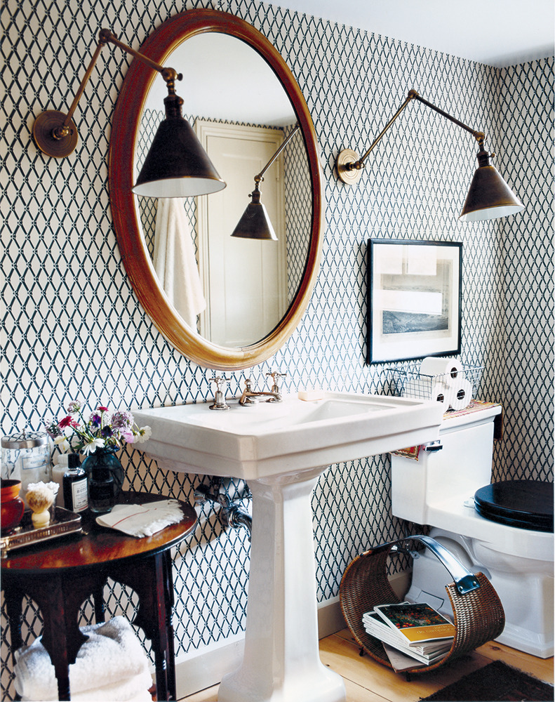 Storage Inspiration In the Powder Room This Is Glamorous