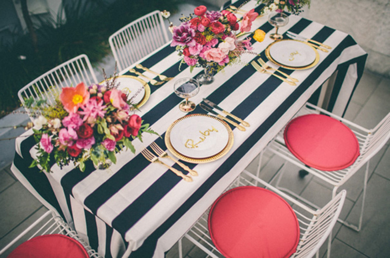 Design inspiration: Stripes and Roses