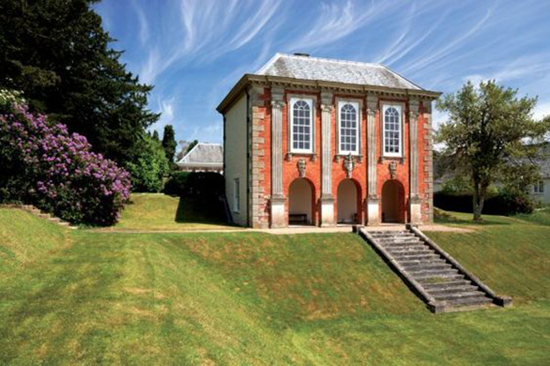 Restored Pink Villa on the South Coast of England restored by The Landmark Trust