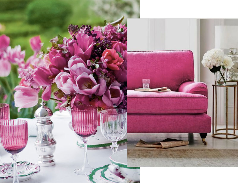 Colour Inspiration: Decorating with Hot Pink & Fuchsia