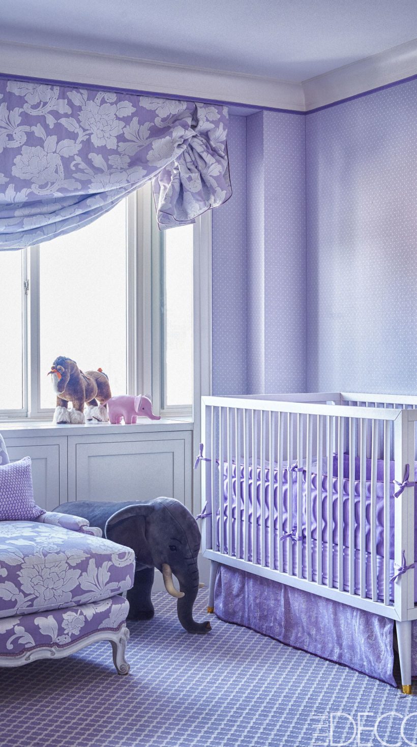 Interior Design: purple, blue, patterns and textures by Alex Papachristidis