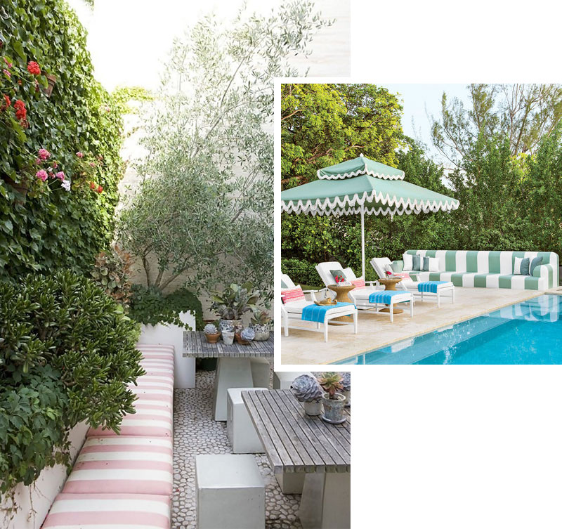 Design Inspiration: Outdoor Decorating with Stripes