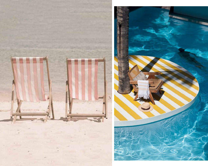 Design Inspiration: Outdoor Decorating with Stripes