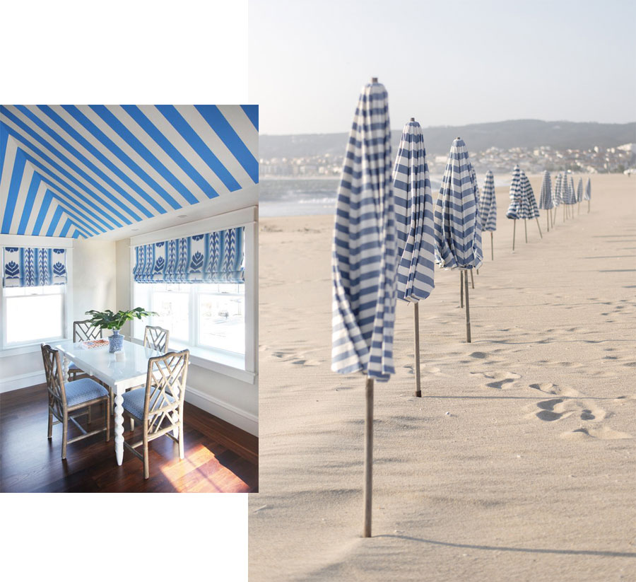Design Inspiration: Outdoor Decorating with Stripes