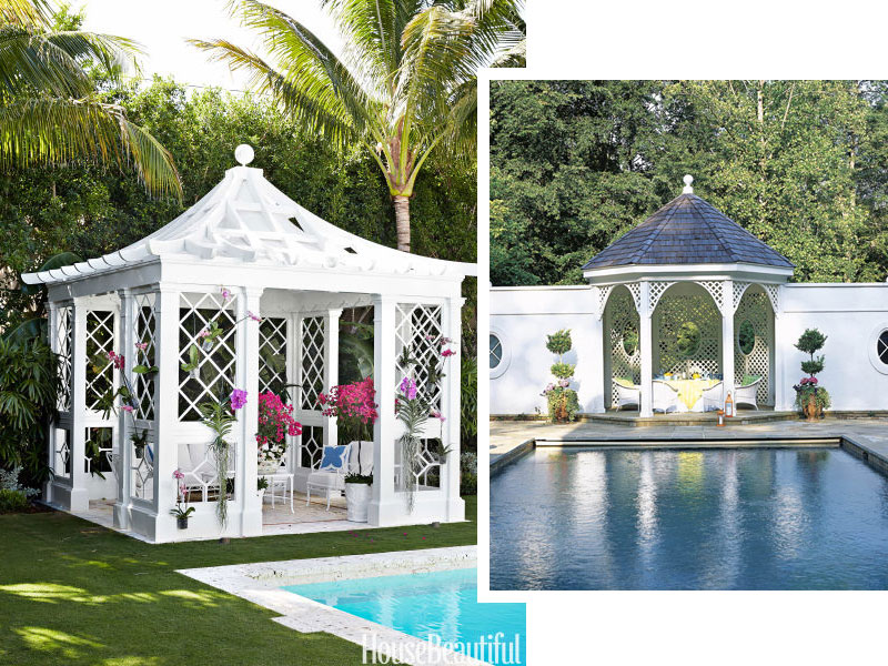 Décor Inspiration: Dreamy Pool Pavilions