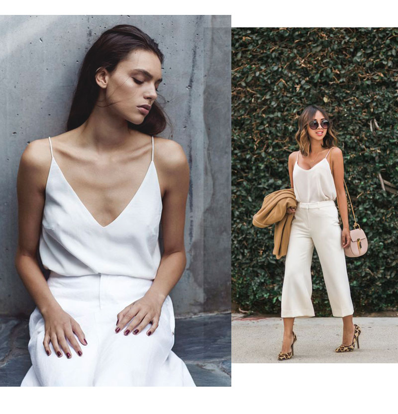Of the Moment | Style Inspiration: How to Wear a Camisole as a Top