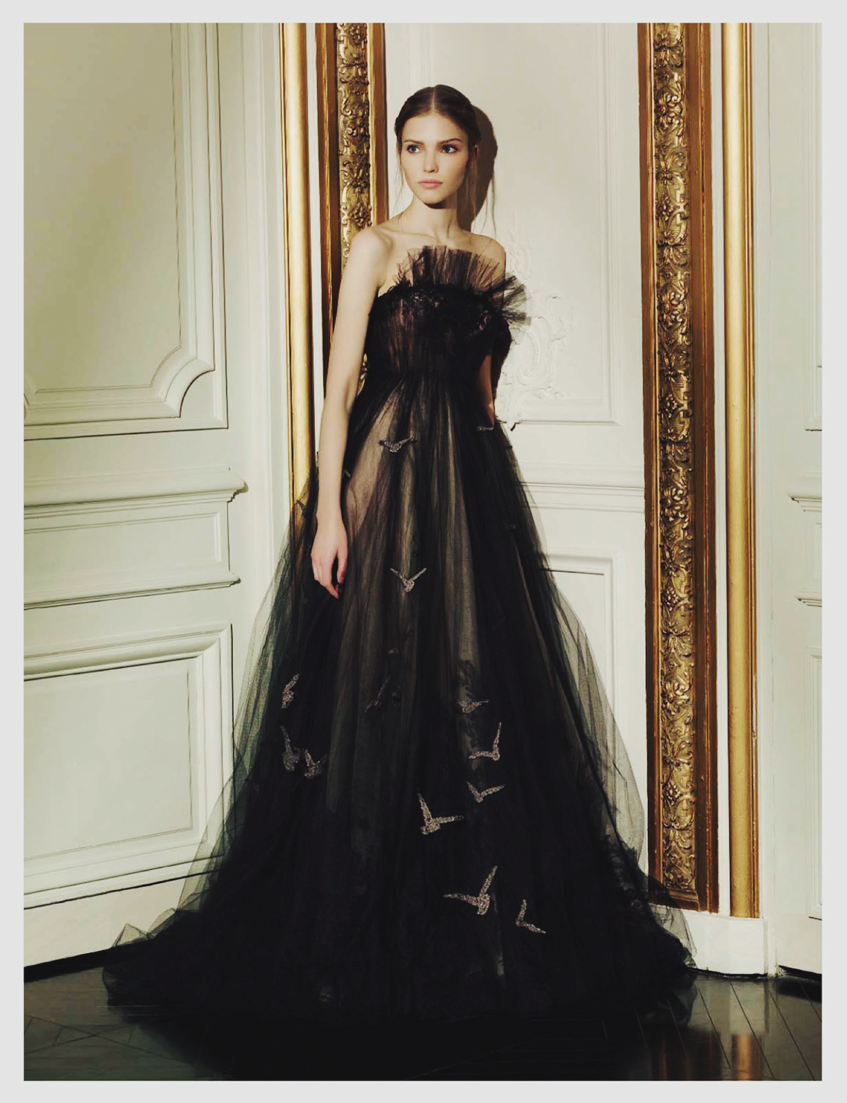 Fashion Redux: Valentino Haute Couture S/S 13: Sasha Luss by Gian Paolo Barbieri for Vogue Italia March 2013