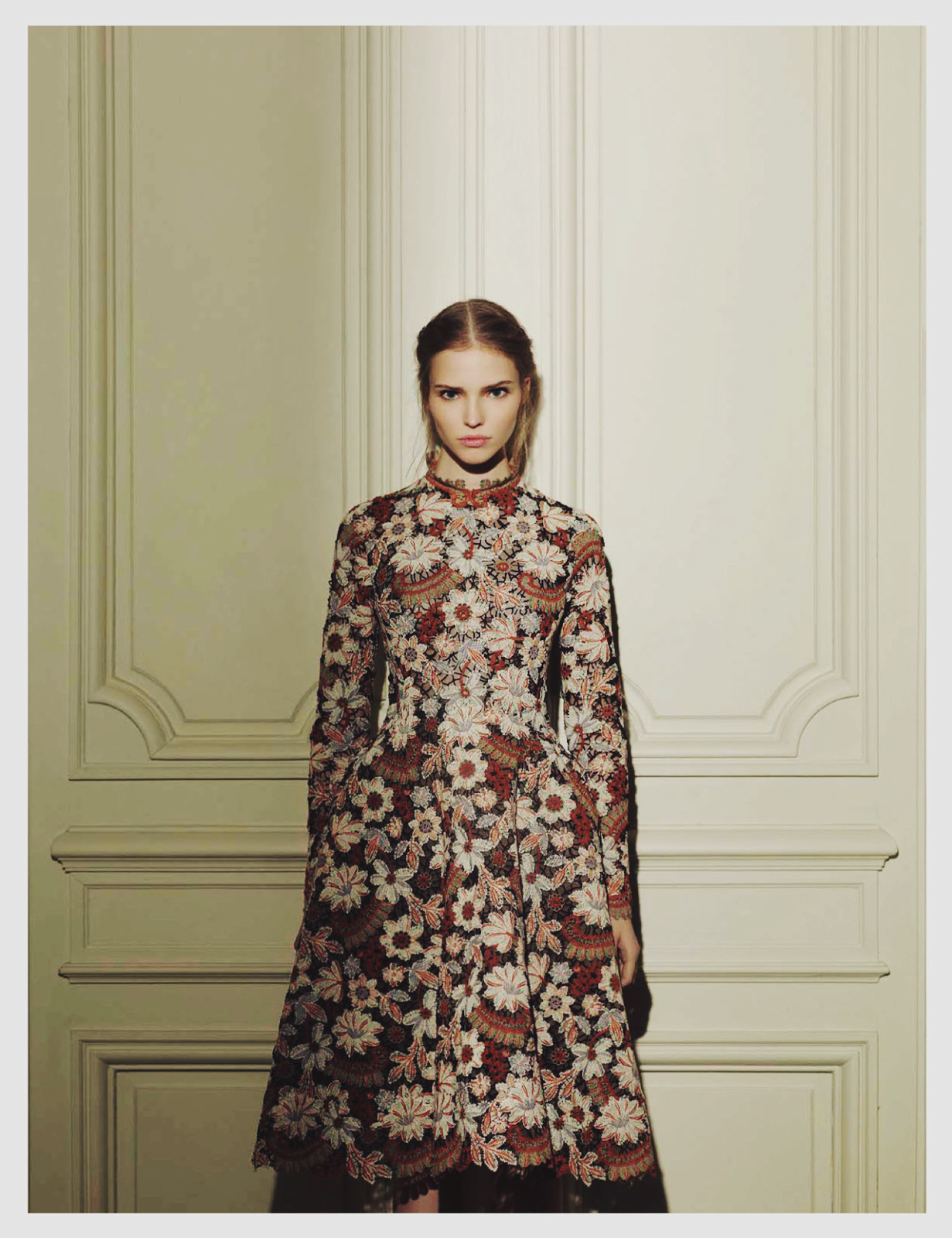 Fashion Redux: Valentino Haute Couture S/S 13: Sasha Luss by Gian Paolo Barbieri for Vogue Italia March 2013