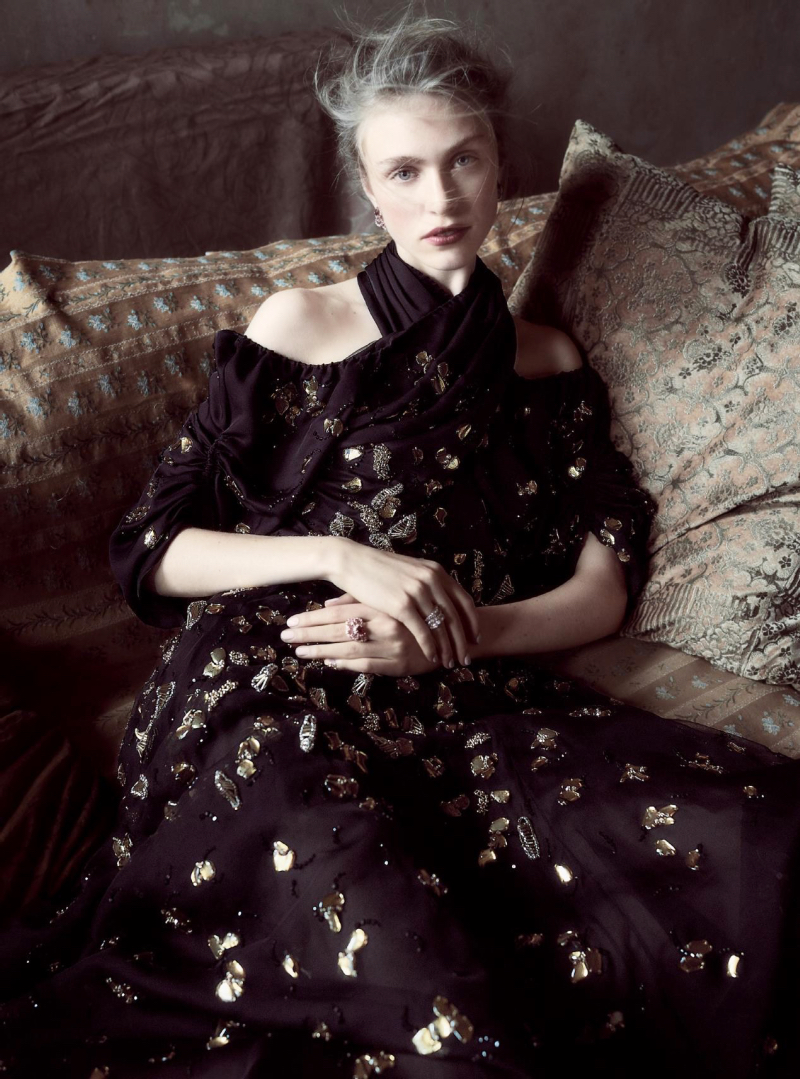 Editorial: Hedvig Palm by Regan Cameron for Harper's Bazaar UK December 2016