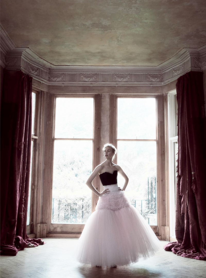 Editorial: Hedvig Palm by Regan Cameron for Harper's Bazaar UK December 2016