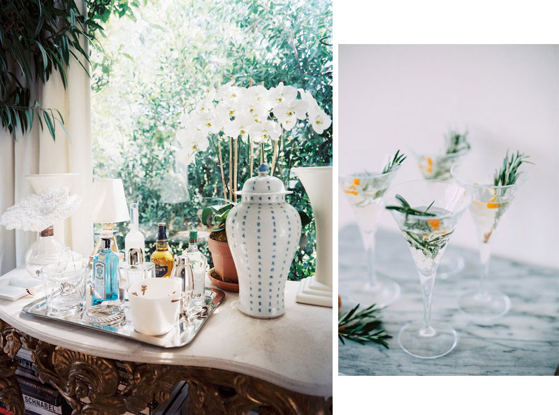 Holiday Inspiration | Christmas Cocktails & Glamorous Bar Carts