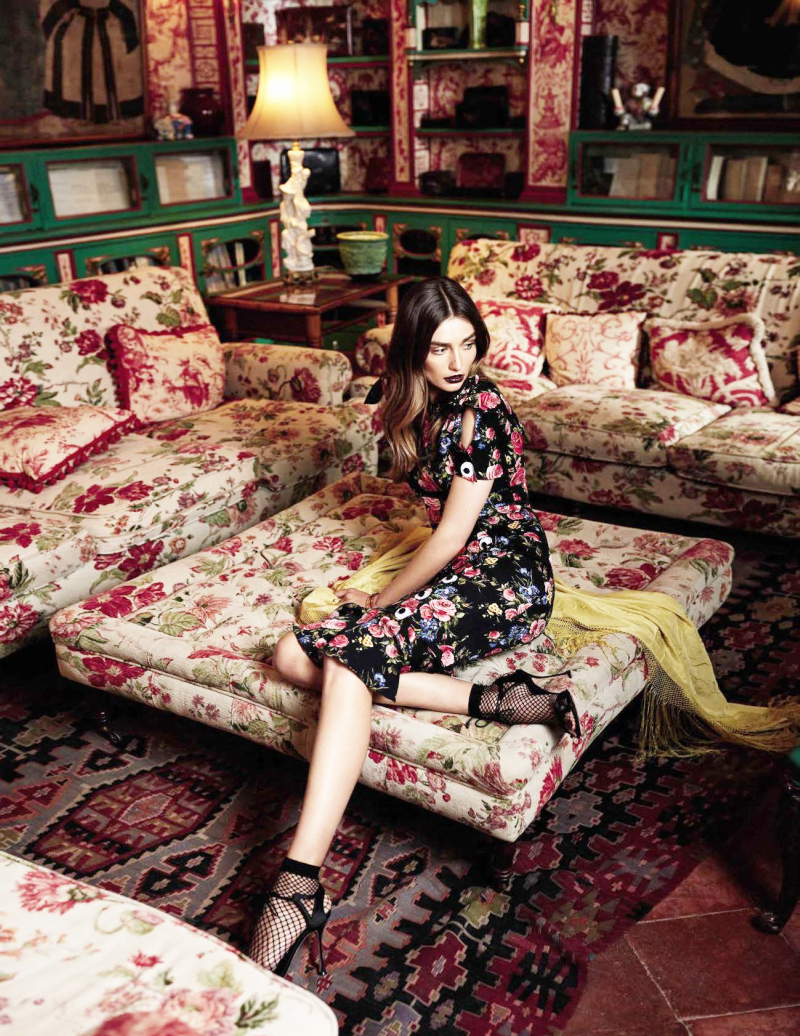 Editorial: Andreea Diaconu by Miguel Reveriego for Vogue Spain March 2017