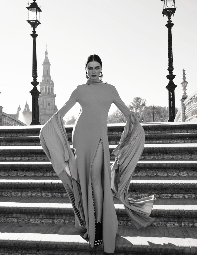 Editorial: Andreea Diaconu by Miguel Reveriego for Vogue Spain March 2017