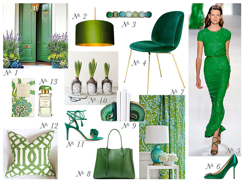 Design Inspiration | Shades of Green for St Patrick's Day