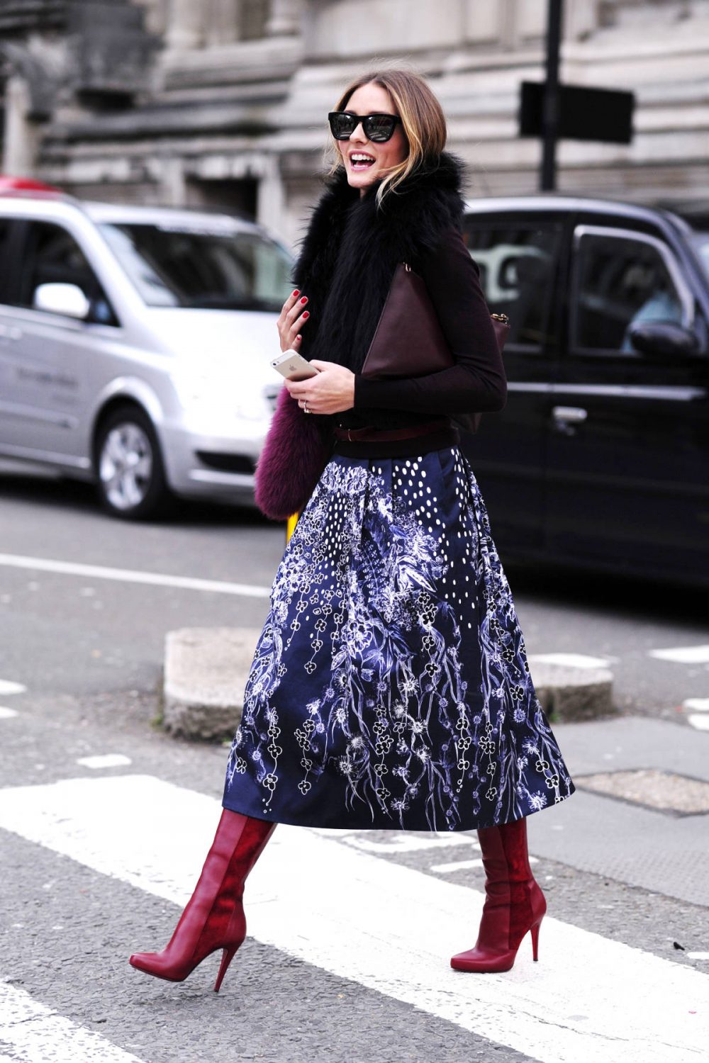 Style Inspiration: Midi Skirts & Knee Boots
