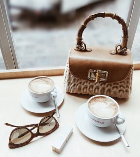 Windsor Bamboo Top Handle Wicker Handbag