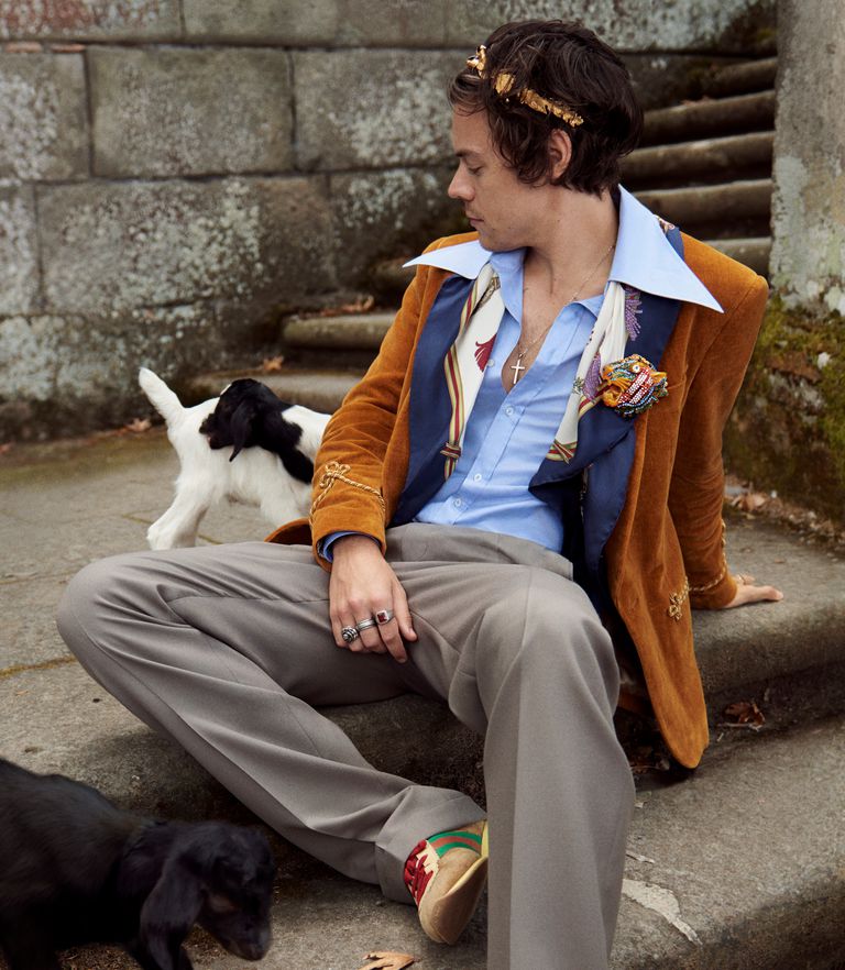 Ad Campaign: Harry Styles by Glen Luchford for Gucci