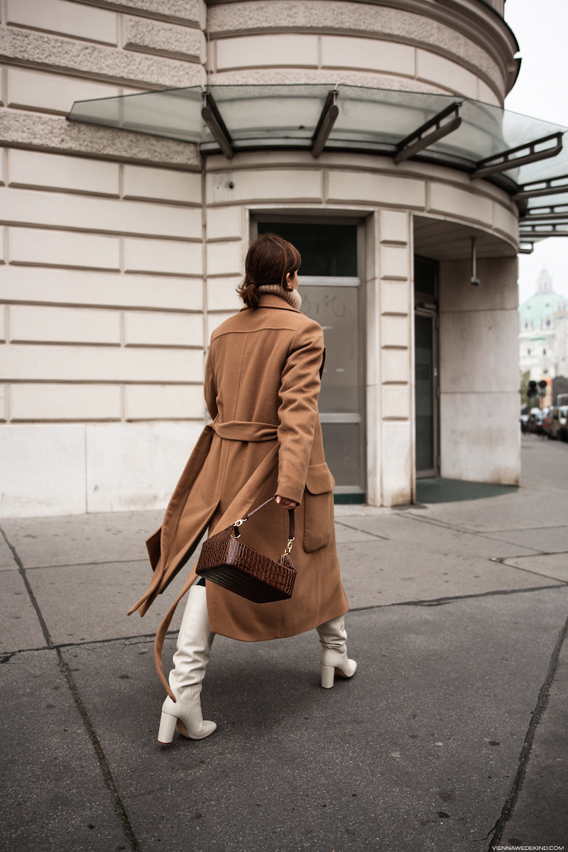 Winter Style Inspiration: Chic Neutrals & White Leather Boots
