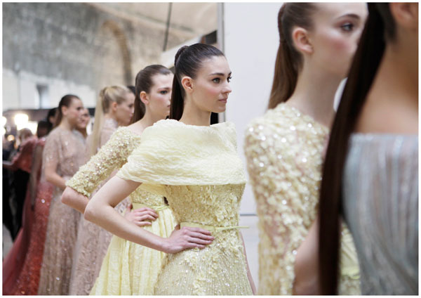 a new week | so much beauty & hello (backstage at elie saab)