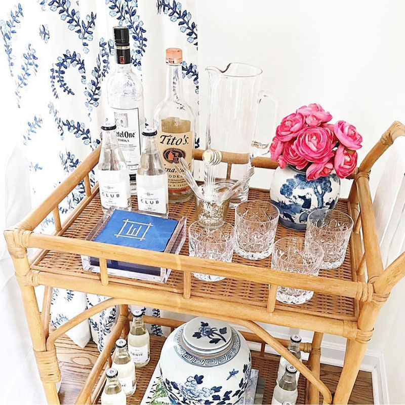 Décor | At Home: 5 Perfectly Styled Bar Carts