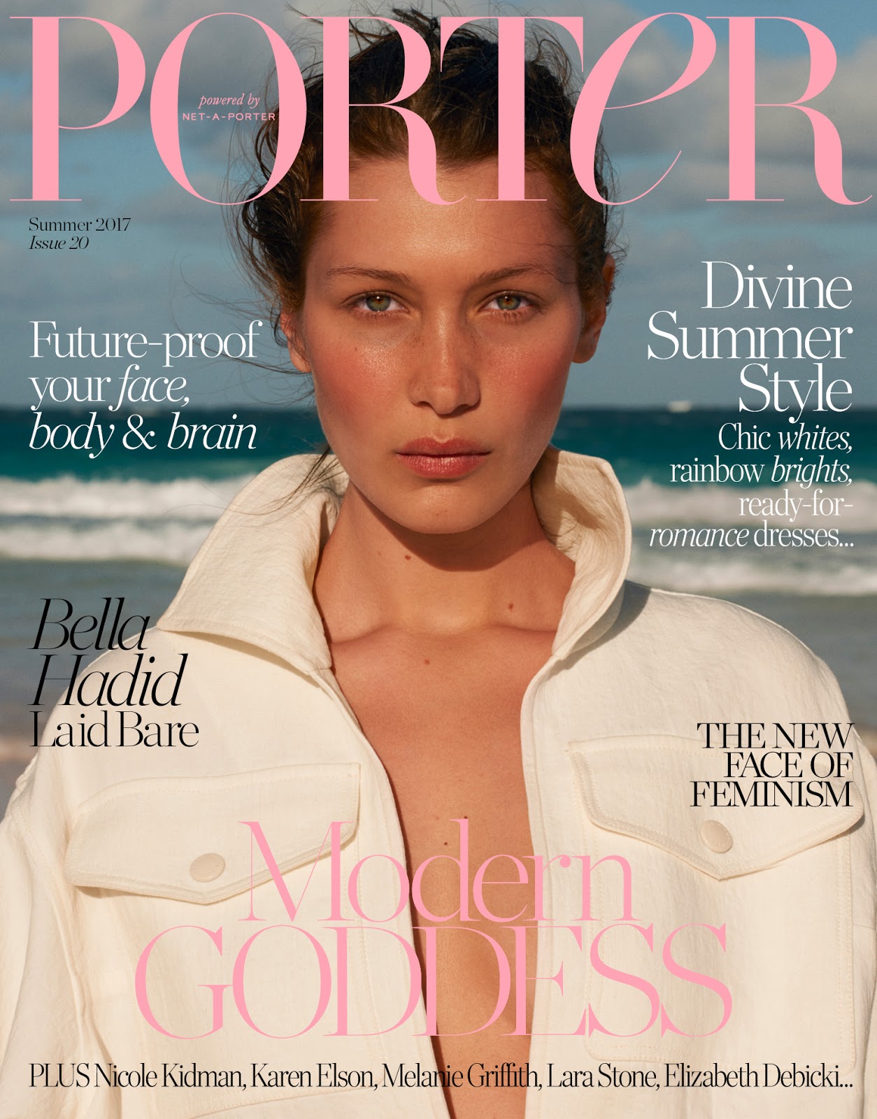 Editorial: Bella Hadid by Terry Richardson for Porter Magazine #20 Summer 2017