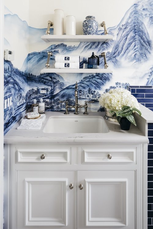 Décor Inspiration: The Chicest Laundry Room Ever